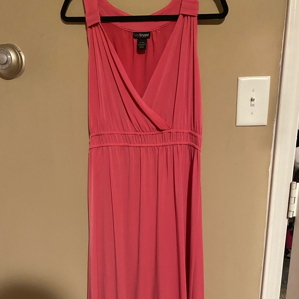 Lane Bryant Pink Maxi dress